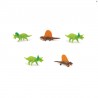 Mini figurine dinosaure corne et crête