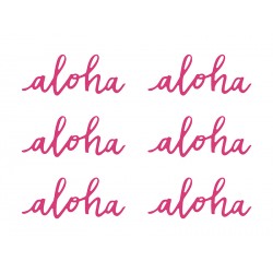 Décoration en papier "Aloha"
