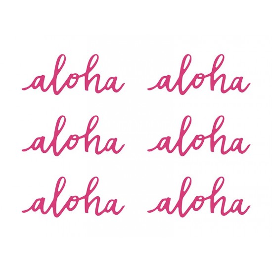 Décoration en papier "Aloha"