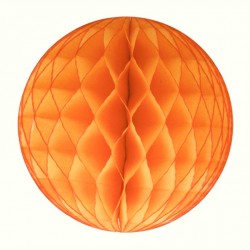 Boule alvéolée orange