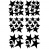Box stickers étoiles noir
