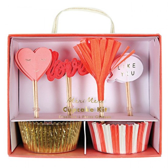 Kit cupcake love-Saint-Valentin
