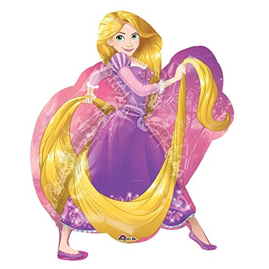 Ballon aluminium mylar - Raiponce - 78cm