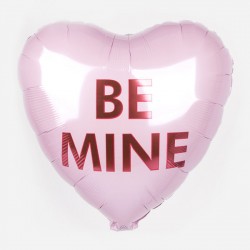 Ballon aluminium - Coeur "Be Mine"