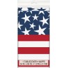 1 nappe plastique drapeau américain