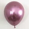 Ballon uni chrome mauve  