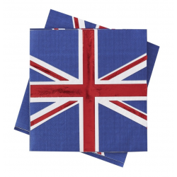 16 serviettes - Party like royalty drapeau anglais