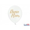5 ballons - Candy Bar, Chill, Dance Floor, Drinks, Photo Booth - Blanc