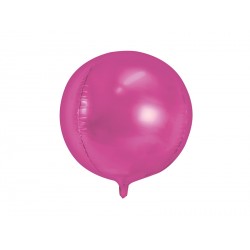 Ballon aluminium sphère - Fuchsia
