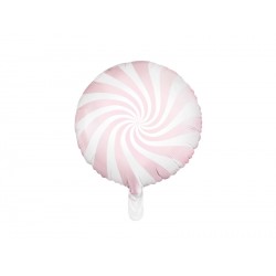 1 ballon mylar candy- Rose clair