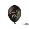 5 ballons Candy Bar, Chill, Dance Floor, Drinks, Photo Booth -Noir