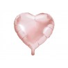 1 ballon mylar coeur 61cm - Or rose