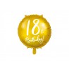 1 ballon mylar 18th birthday 45 cm - or