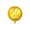 1 ballon mylar 30th birthday 45 cm - or
