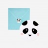 8 invitatons - mini panda