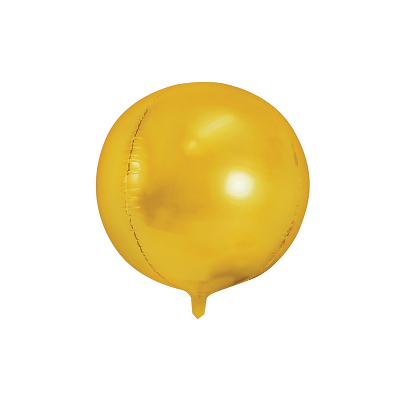 Ballon mylar coeur 40 cm - doré
