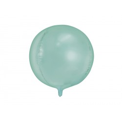 Ballon aluminium sphère - Menthe