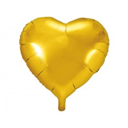 Ballon aluminium - Coeur or