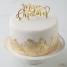 1 cake topper Merry Christmas or