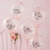 5 ballons confettis - team bride