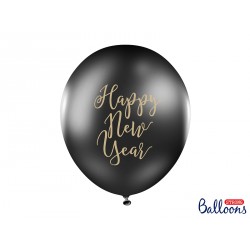 Ballon Happy Neaw year - noir