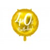 1 ballon 40th birthday or 45cm