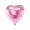 1 ballon mylar coeur 61cm - Rose clair