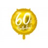 1 ballon mylar 60th birthday 45 cm - or
