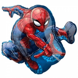 Ballon mylar Spiderman en mouvement