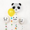 5 ballons tatoués - mini panda