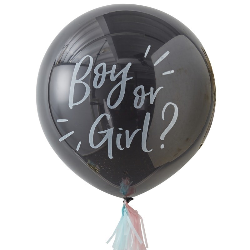 Baby Shower Decoration Fille Garçon Gender Reveal Ballon Bleu