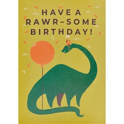 Carte "Have a rawr-some birthday"