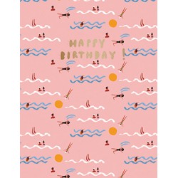 Carte "happy birthday" - Mer