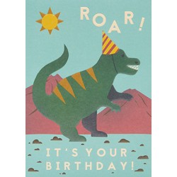 Carte "Roar it's your birthday"