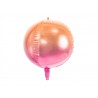 Ballon mylar dégradé - rose et orange