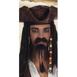 Moustache et barbe Pirate