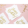 20 serviettes Happy Birthday