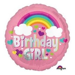 Ballon aluminium - Birthday Girl