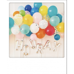 Carte pola hooray balloons