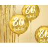 Ballon aluminium 80th birthday 