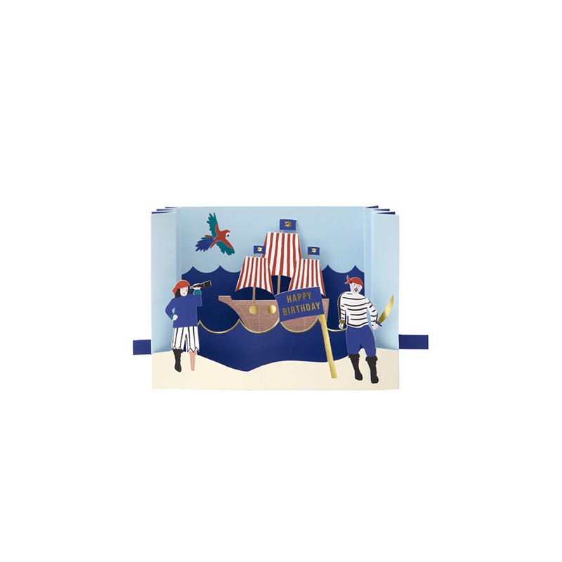 Carte Anniversaire Diaporama Pirate Happy Family