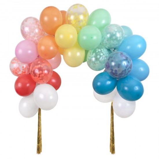 Kit arche à ballons - arc-en-ciel