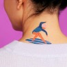 Tattoo éphémère - Lot de 2 - Surfer Girl 