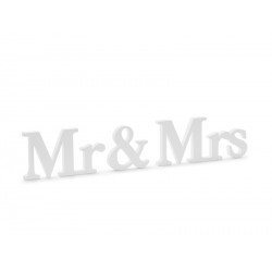 Mr & Mrs en bois-blanc