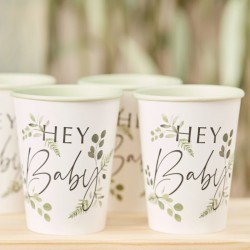 8 gobelets "Hey baby" - Botanique