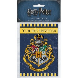 8 invitations Harry Potter