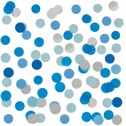 Confettis - Mix bleu et argent