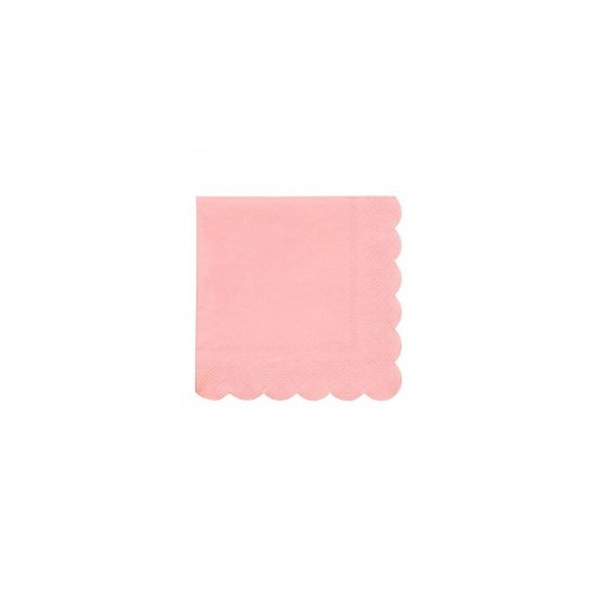 20 petites serviettes - rose