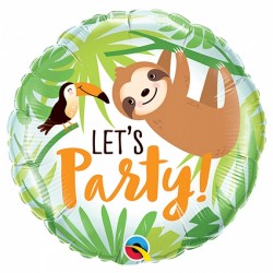 Ballon aluminium - Let's party tropical