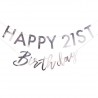Guirlande Happy Birthday à customiser - Iridescent